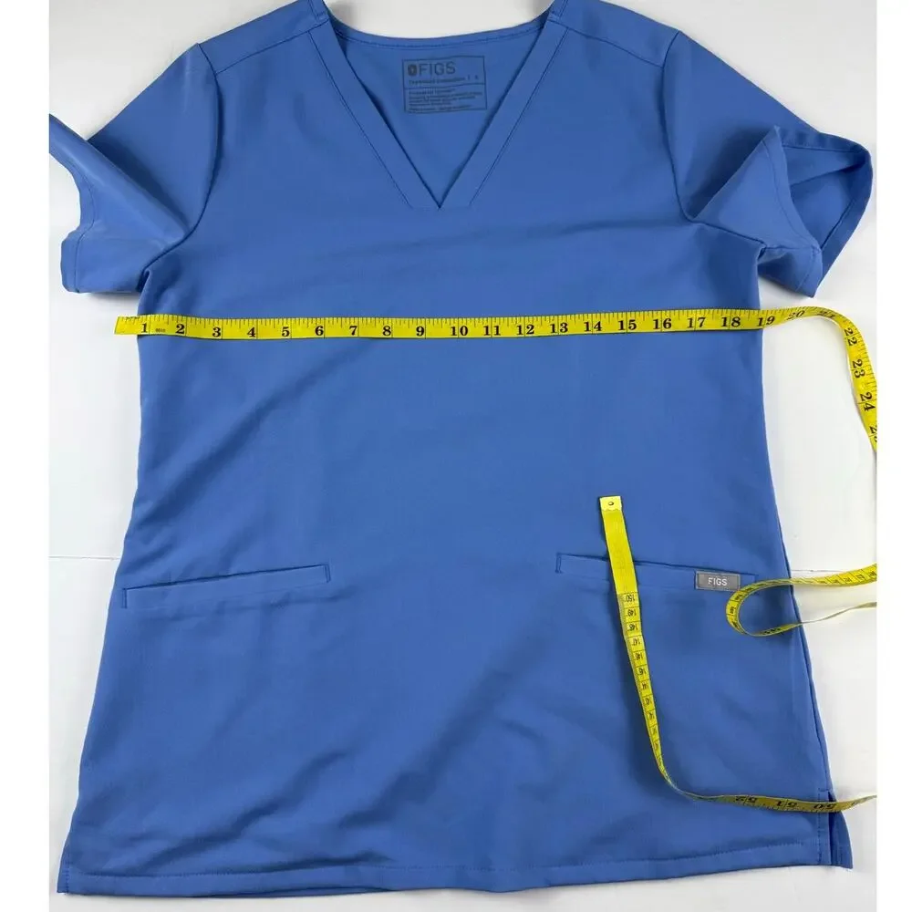 FIGS Regular Blue Scrubs Set - Size Small - Excellent Condition - Picture 3 of 10